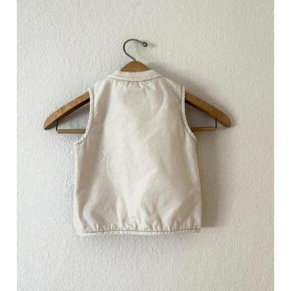 Sprockets Toddler Boys Fishing Vest Khaki Utility Zipper 6 Pockets Camo 18M - Picture 2 of 10